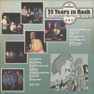 Remember 25 Years In Rock cover